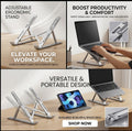 💻 Ergonomic Adjustable Aluminum Laptop Stand