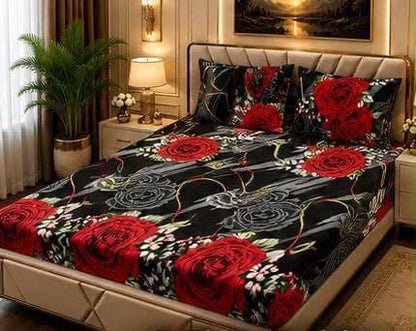 Ultra-Soft Fleece 3-Piece King Size Bedsheet Set – Cozy & Warm