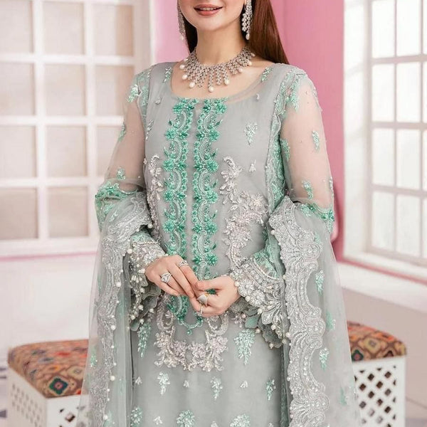 Fancy Chikankari Lawn Cotton 3-Piece Suit – Heavy Embroidered with Luxury Dupatta