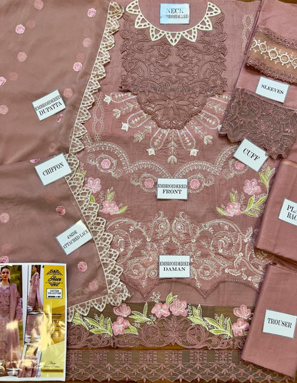Fancy Chikankari Lawn Cotton Suit – Heavy Embroidered 3-Piece with Designer Dupatta