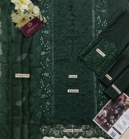 Fancy Chikankari Lawn Cotton Suit – Heavy Embroidered 3-Piece with Designer Dupatta