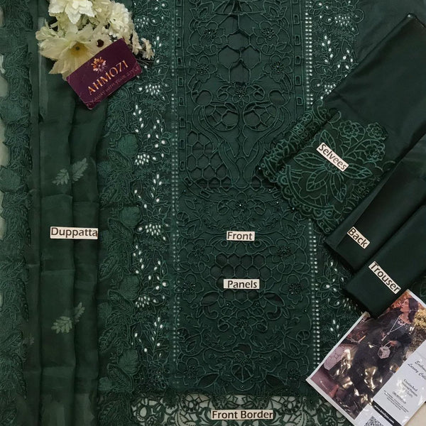 Fancy Chikankari Lawn Cotton Suit – Heavy Embroidered 3-Piece with Designer Dupatta