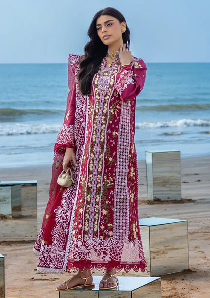 Luxury Fancy Chikankari Lawn Cotton Suit – Heavy Embroidered 3-Piece