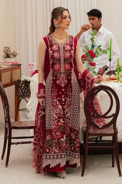 Luxury Fancy Chikankari Lawn Cotton Suit – Heavy Embroidered 3-Piece