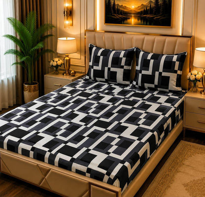 Ultra-Soft Fleece 3-Piece King Size Bedsheet Set – Cozy & Warm